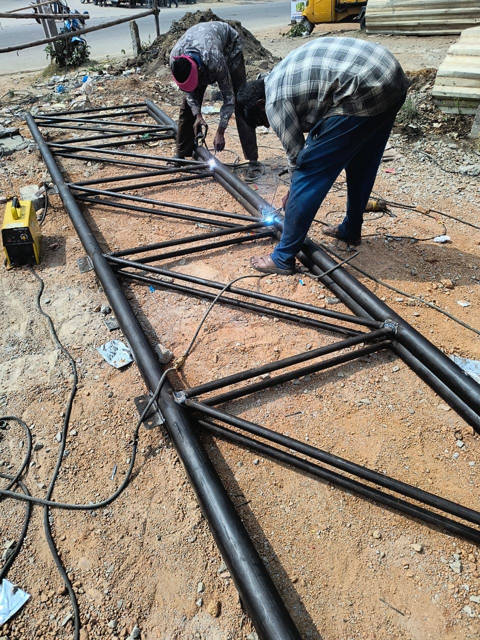 Commercial development — construction progress